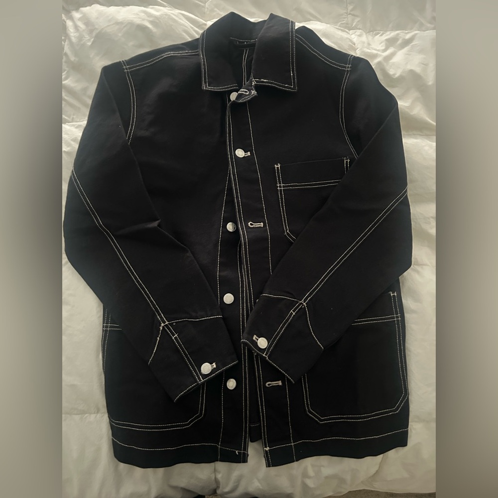 H & M NWT cotton canvas denim jacket
